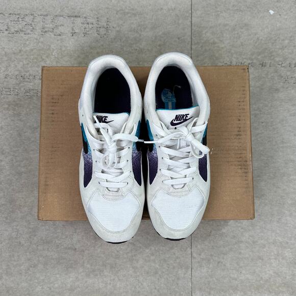 Vintage Y2K Nike Air Skylon 2 Low Top Shoes Mens 10.5 Emerald Cream White Purple main image 6